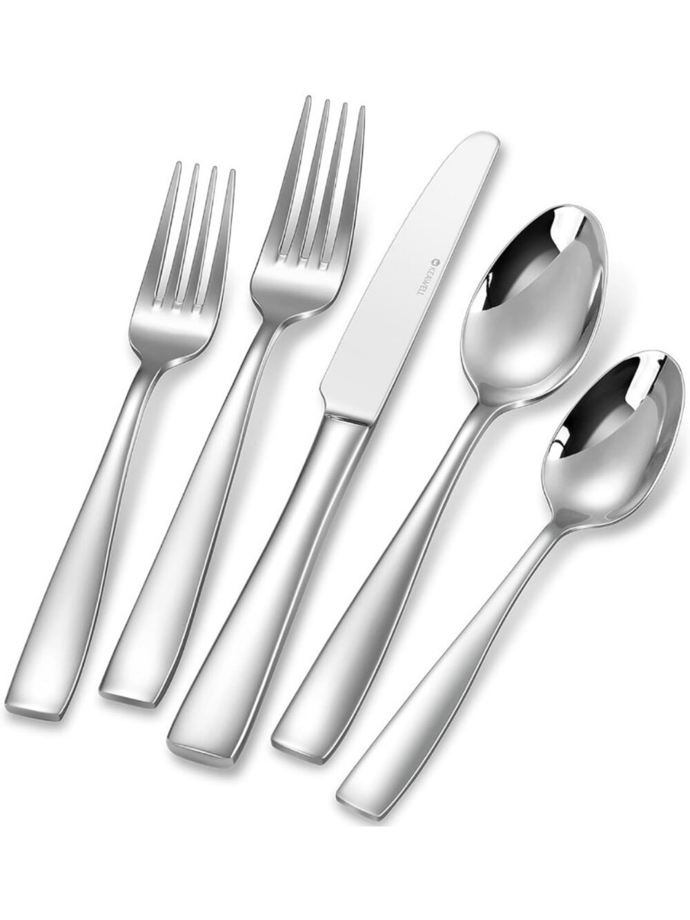Elegant 45-Piece Silverware Set | Premium Stainless Steel Flatware for Dining